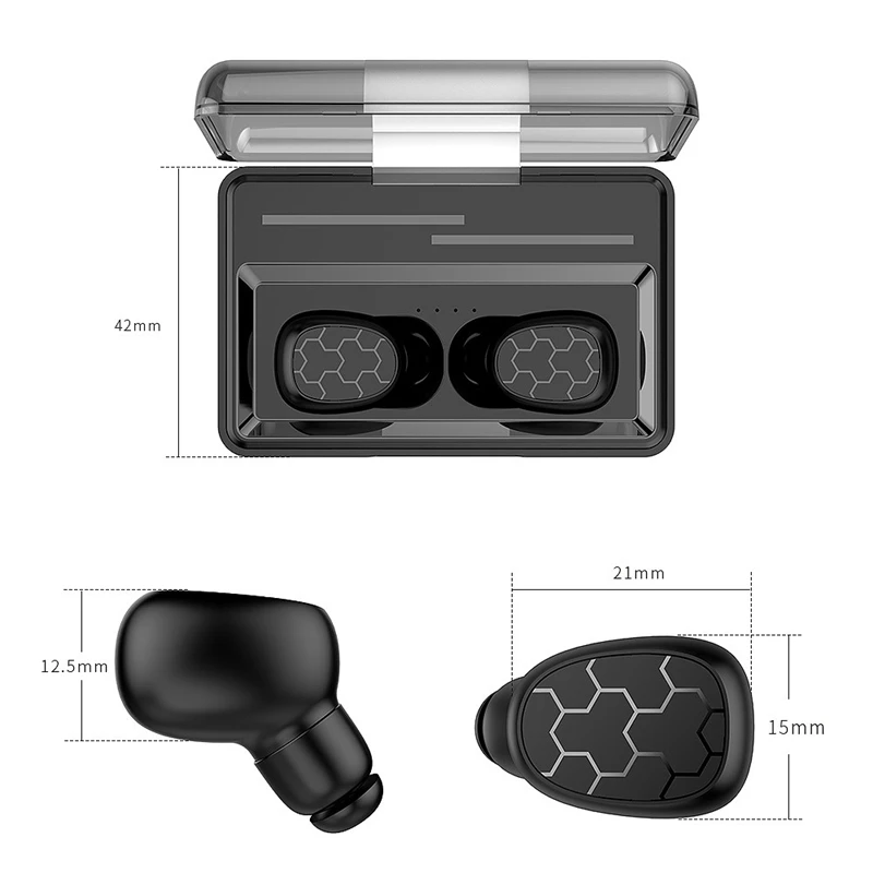 Мини Bluetooth 5 0 наушники многофункциональные с одной кнопкой дизайн беспроводные