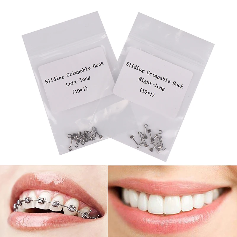 Стоматологические скользящие обжимные крючки Длинные изогнутые правые/левые