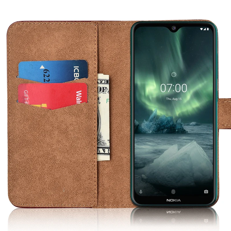 Чехол для NOKIA 7 2 NOKIA7.2 милый модный кожаный чехол-бумажник чехол с подставкой сумка