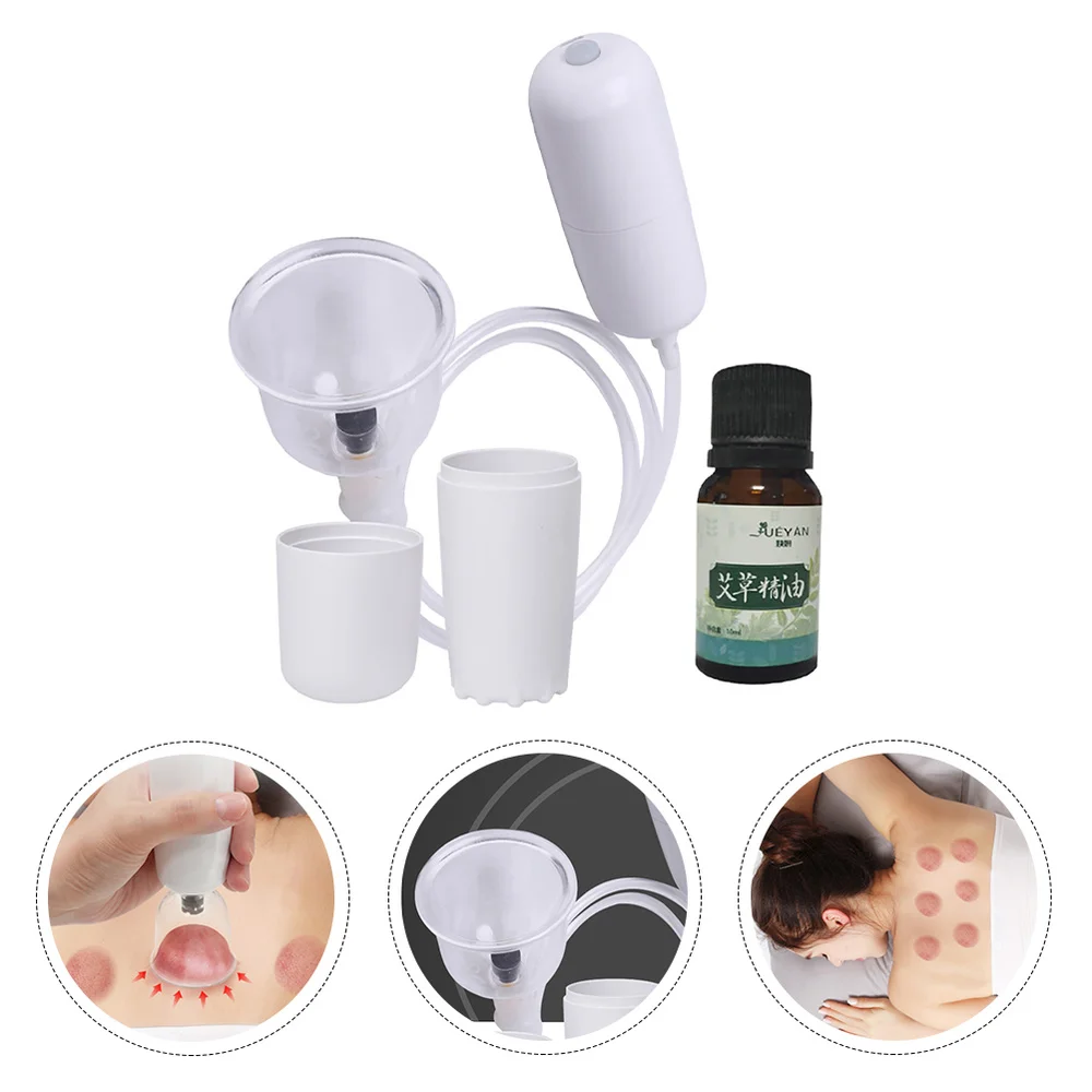 

1 Set Powerful Cupping Therapy Instrument Body Damp Clearing Accessories