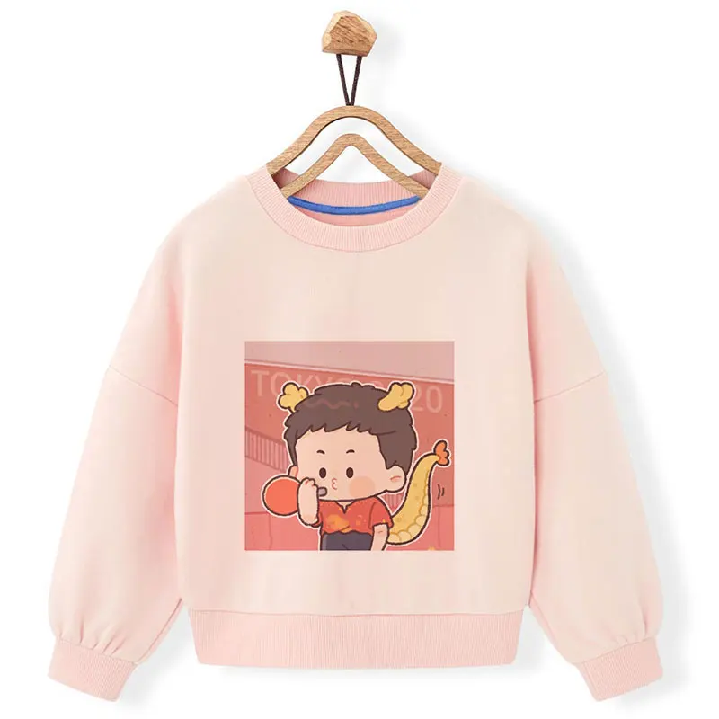 

New Super Gold Athlete Girl Printed Hoodies For Teen Girls Y2k Lover Kids Sweatshirt Autumn Spring Top Students Birthday Clothes