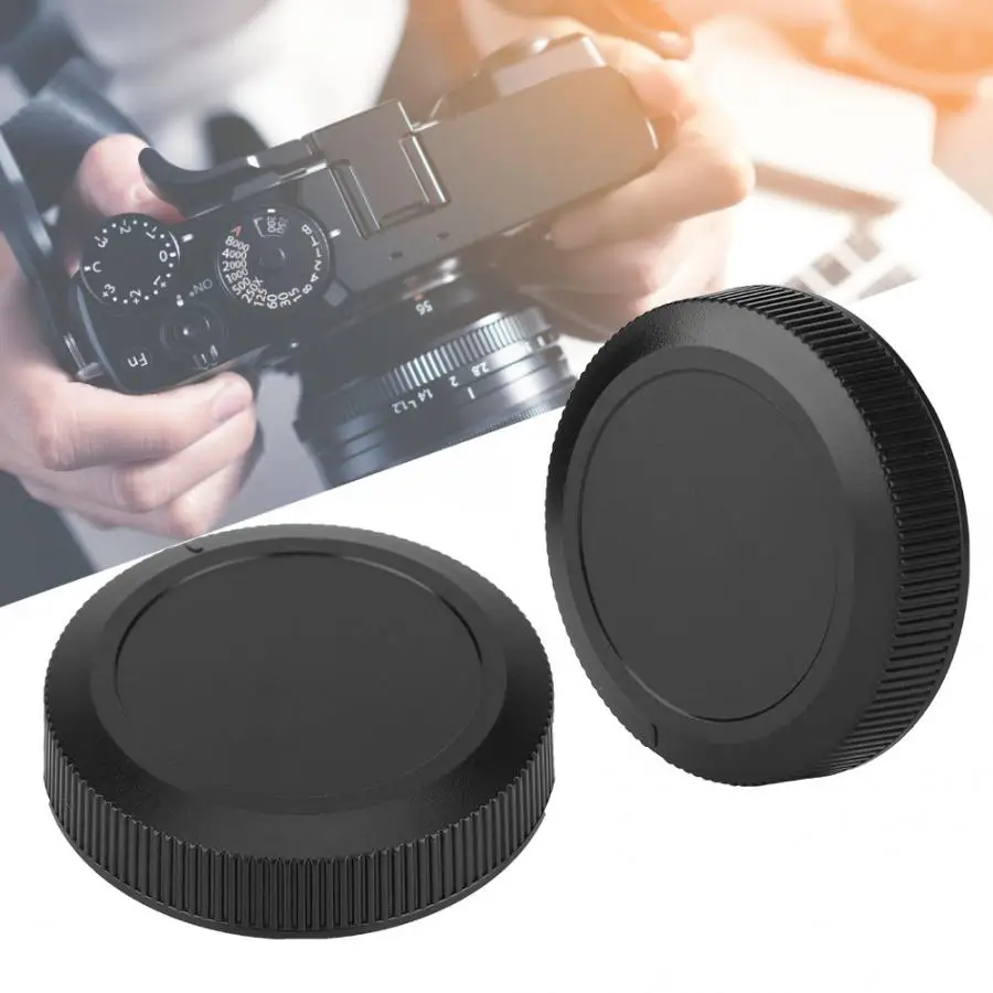 2 шт. портативные пластиковые Объективы для камер Крышка Canon EOSR полноразмерные