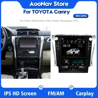 2 din android car radio for toyota camry 2012 2016 tesla gps multimedia player stereo with touch screen wireless carplay