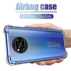 Чехол Poco X3 Pro NFC M3 PocoX3 X 3, противоударный прозрачный силиконовый защитный чехол для камеры Xiaomi Redmi Note 10 9 8 Pro 10s, чехол