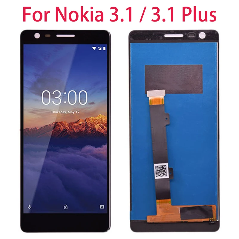 Оригинальный ЖК дисплей для Nokia 3 1 Plus и дигитайзер сенсорного экрана в сборе
