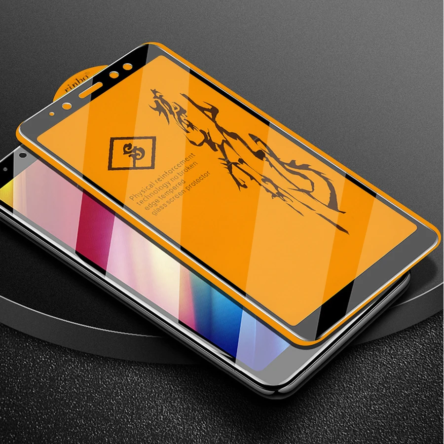 6D Полный Клей закаленное стекло для samsung Galaxy J4 Core J8 J6 Plus 2018 протектор экрана J7 Pro Prime