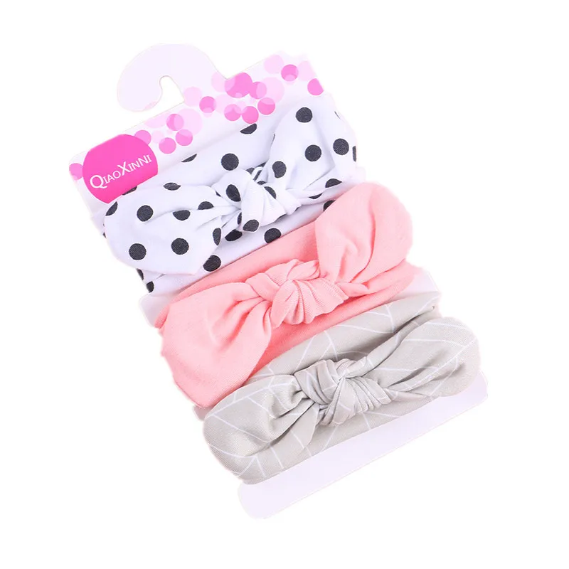 

Hot Sale Bowknot Hair Bands Cotton 3PCS/Lot Headwear High Quality Baby Headband Girls Hair Accessories Flower