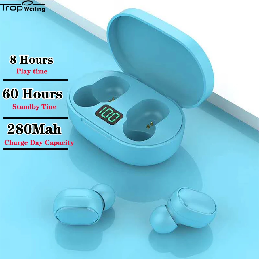 Троп Weiling Tws True наушники беспроводные Bluetooth 5 0 мини Спортивная гарнитура с