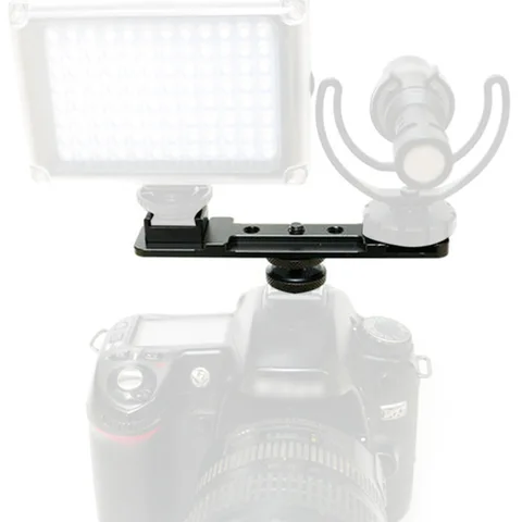 Кронштейн для вспышки HDRIG SLR фотография 1/4 винтовой интерфейс один два держателя Горячий башмак Спортивная камера ttl120 мм короткая доска Фотостудия