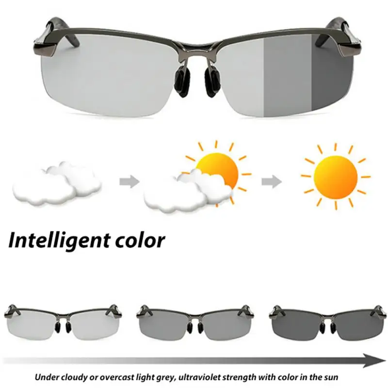 

Очки солнцезащитные поляризационные фотохромные для мужчин и женщин UV-400