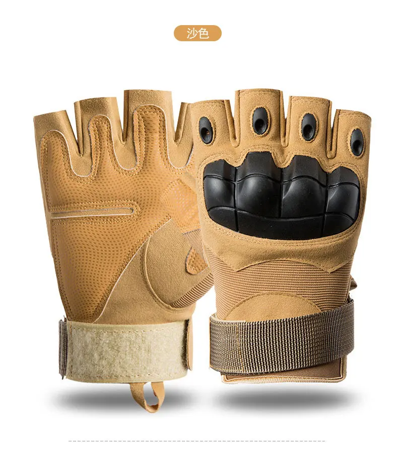 

2020 new special forces tactical gloves men's riding sports Half Finger Gloves CS Combat Training Gloves Half Finger Gloves