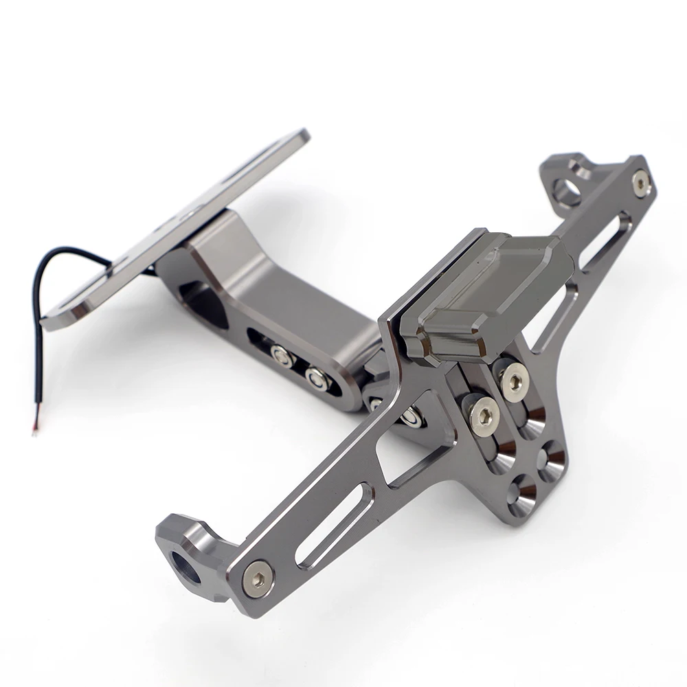 Армейский зеленый Для suzuki gsr 600 nmax 125 r15 v3 forza300 yamaha yzf r125 CNC Универсальный мото rcycle рамка номерного знака Мото Аксессуары - Цвет: Армейский зеленый