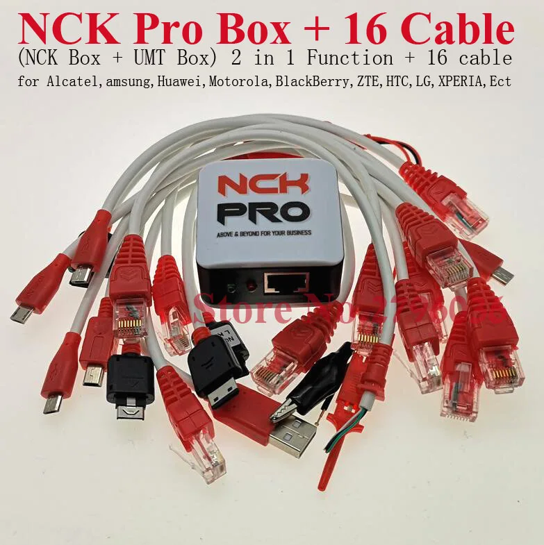 Последняя версия NCK PRO 2 BOX (NCK + UMT )2 в 1 функция 16 кабелей 2020|Детали устройств связи| |
