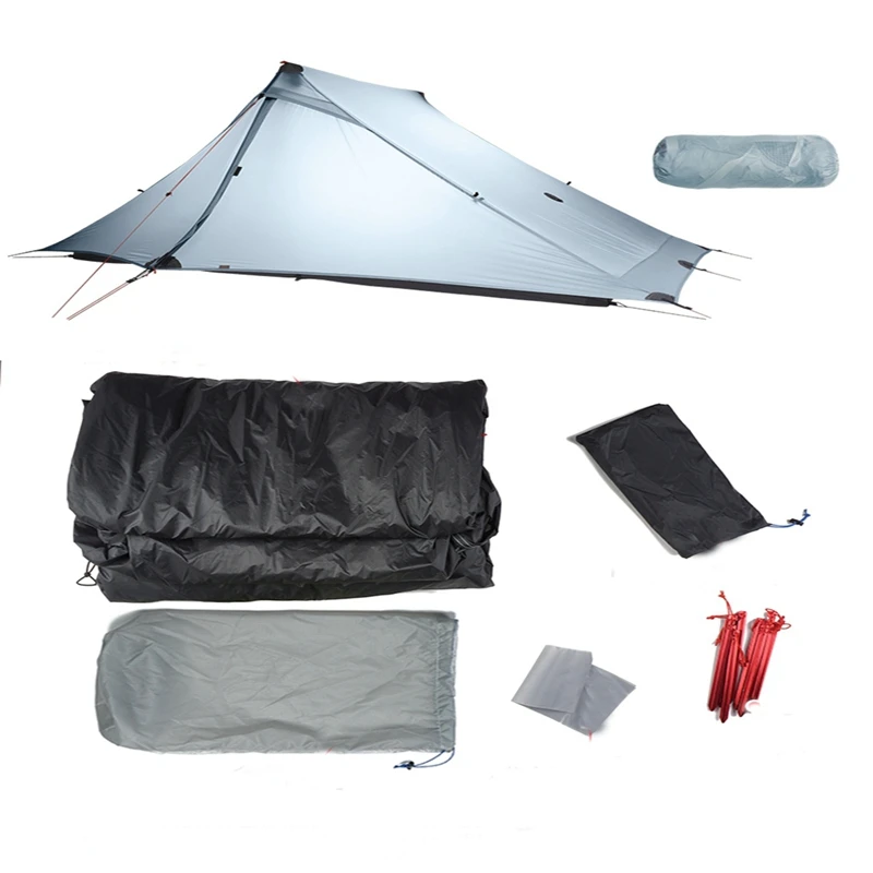Палатка 3F UL Gear Lanshan 2 Pro силиконовая Ультралегкая водонепроницаемая палатка 20D для