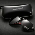 Очки солнцезащитные поляризационные для мужчин и женщин, классические брендовые винтажные алюминиевые солнечные очки с линзами с покрытием, для вождения