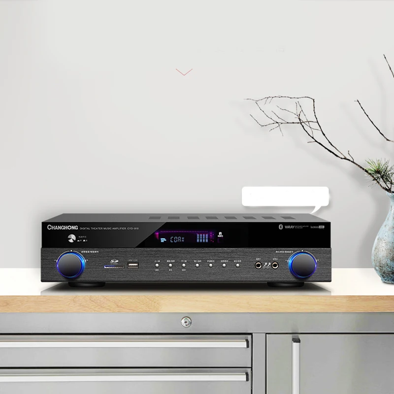 Kaolanhon 5,1 200 в 500 Вт/650 Вт CF5 4,0 Bluetooth усилитель дома высокой мощности Профессиональный HIFI Fever цифровой усилитель аудио караоке