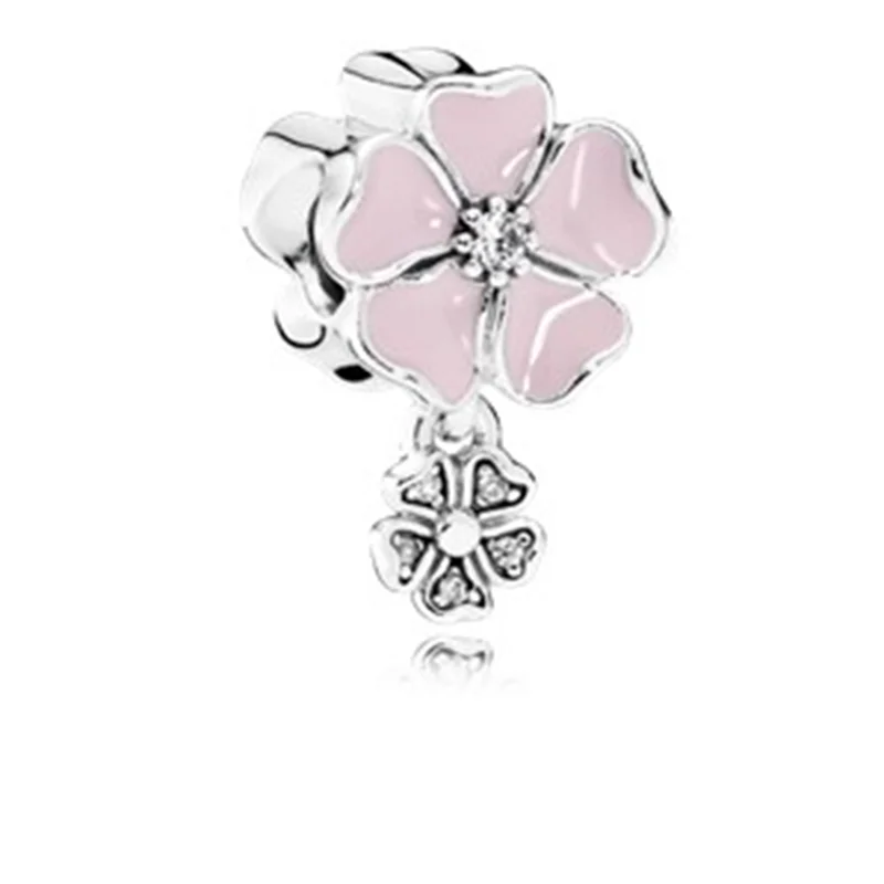 Серебро 925 Новое платье Мики Единорог Подвески бусины подвеска Подходит Pandora Браслеты и ожерелья для женщин DIY любителей ювелирных изделий