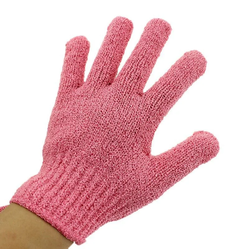 

Gloves Body Brush Take A Shower In 1 Minute Exfoliating Scrub Foot Scrubber Cath Sponge High-Elastic Five-Finger Bath Towel