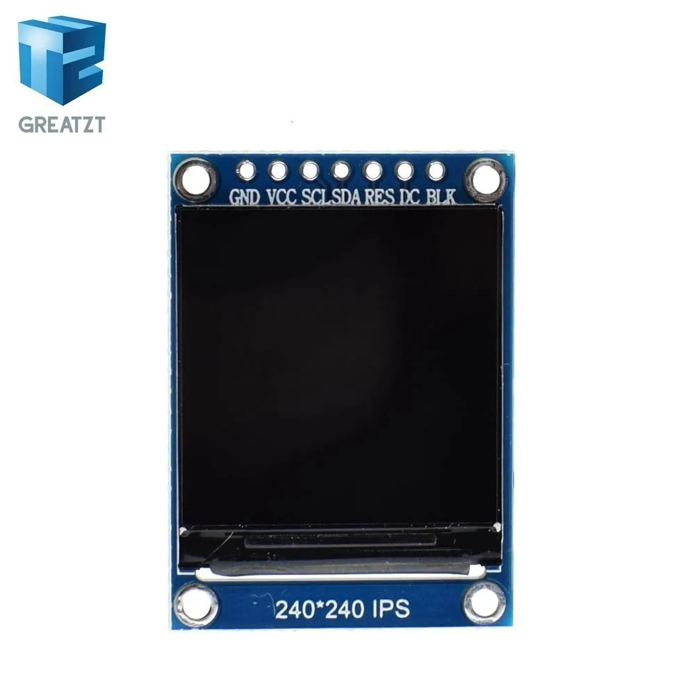 GREATZT TFT дисплей 0,96/1,3 дюймов ips 7P SPI HD 65K полноцветный ЖК-модуль ST7735 Привод IC 80*160(не OLED) для Arduino
