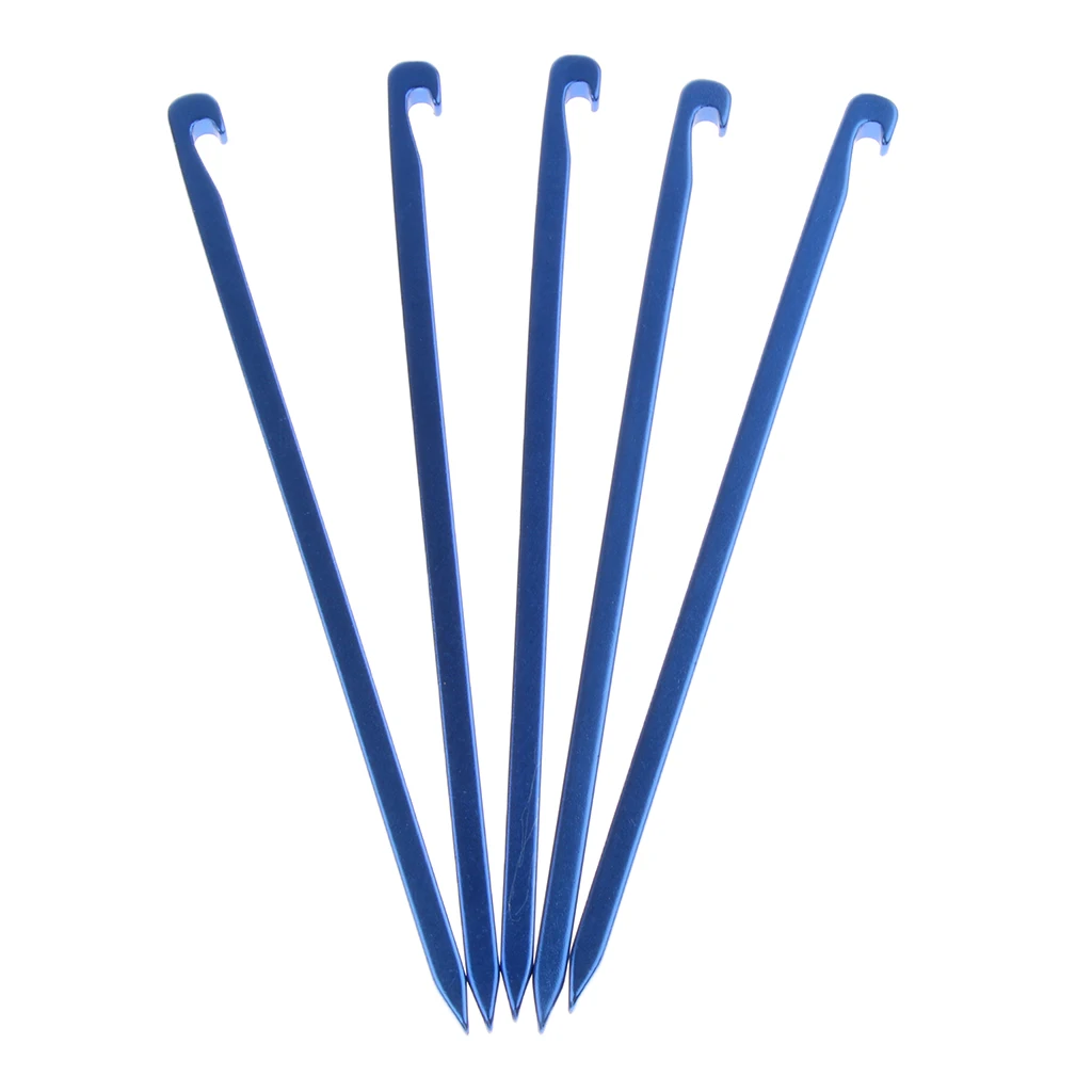 

5Pcs 16cm High Strength Camping Tent Ground Stake hook Peg for Awning Canopy