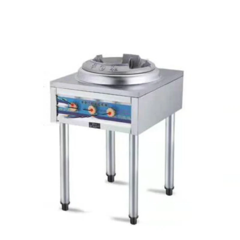 Commercial Gas Liquefied Gas Single Stove Portable Wok Gas Stove With Valve Frying Stove Stainless Steel Stove