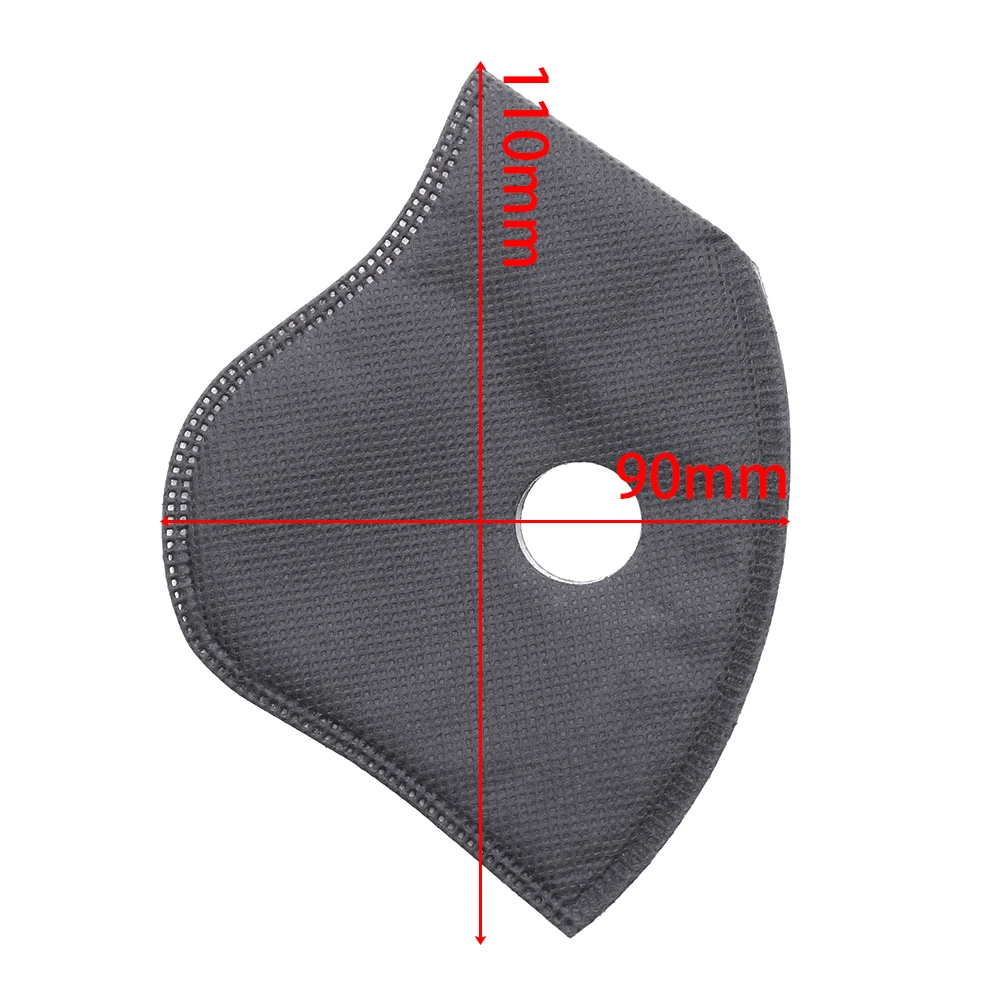 5 шт активированный уголь дышащее волокно PM2.5 слоев сажевые частицы маска фильтр