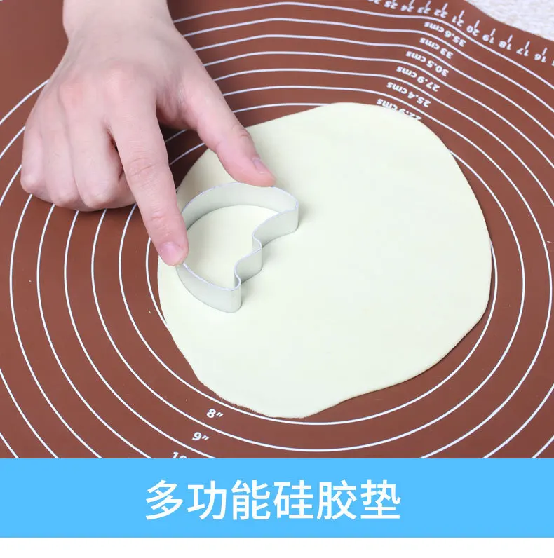 Экс-Большой силиконовый коврик для выпечки духовки весы раскатки теста помадка