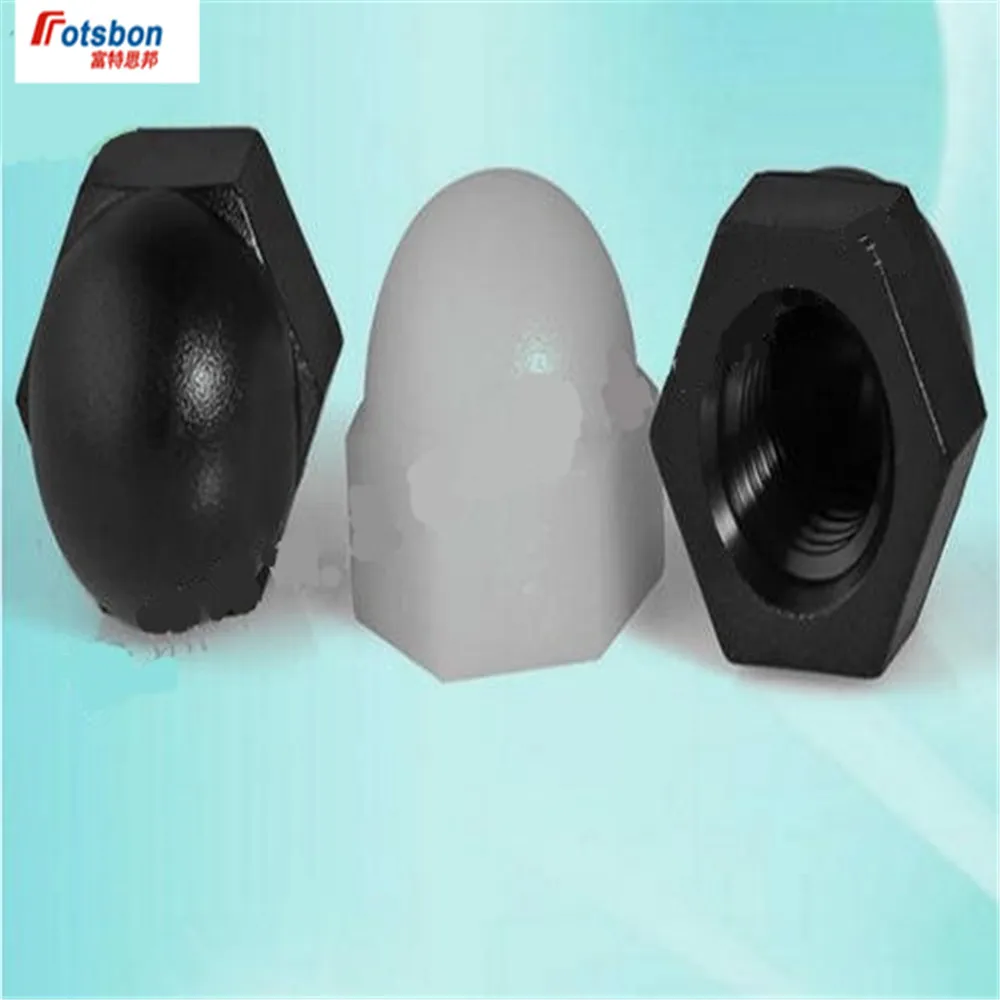 

M3/M4/M5/M6/M8 Nylon Hexagon Domed Cap Ecrou Acorn Nuts Tuercas Ball Head Nut Round Head Cejilla Cache Vis Caps for Bolts DIN917