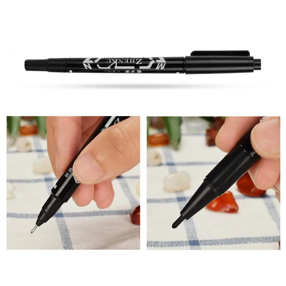 3 шт. двусторонние чернильные маркеры для кожи принадлежности татуировок