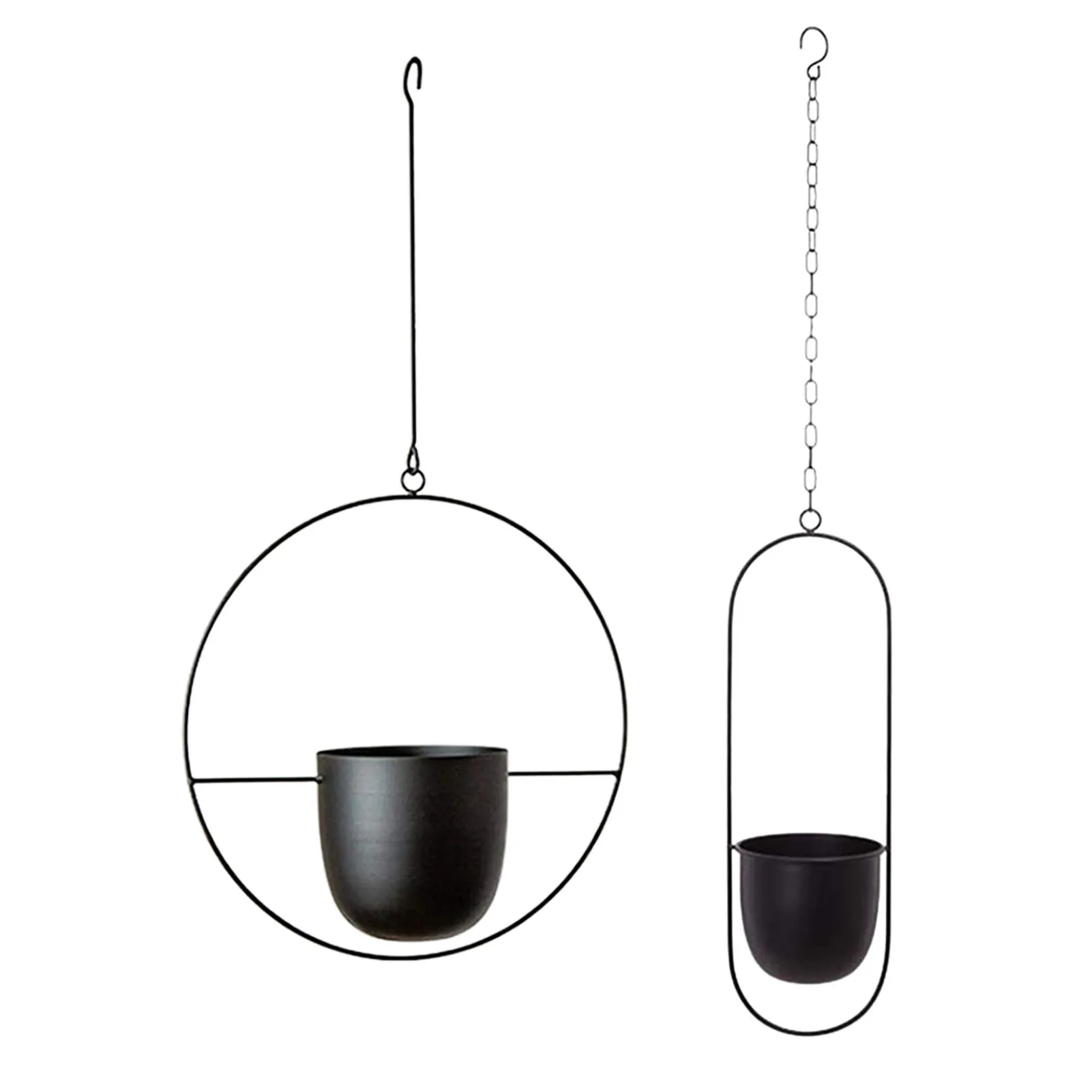 

Iron Hanging Flower Pot Decorative Swinging Flower Basket Wall Hanging Flower Pot Decorative Hanging Basket Wall Mount