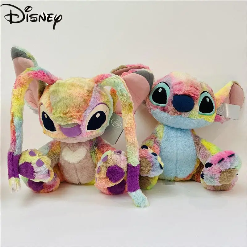 

Disney Lilo & Stitch Color Smudged Plush Little Monster Stitch 624/ange Stuffed Plush Toy Couple Doll Children's Christmas Gift