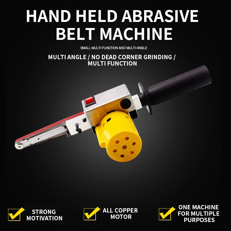 Ручной шлифовальный станок Bodhi, мини-станок для полировки нержавеющей стали, для деревообработки, «сделай сам», 10/20/30 мм