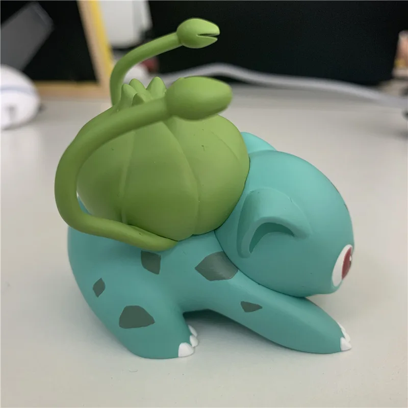 Original Big Detective Pikachu Pokemon Frog Seeds Surrounding Car Accessories Fragrance Birthday Gift Anime Figure Christmas Toy | Игрушки и
