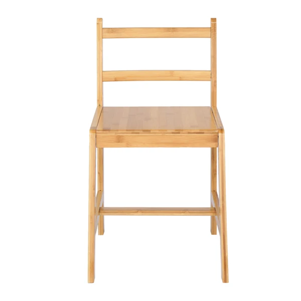 

【UAS READY STOCK】80*50*95cm Nan Bamboo Adjustable Height With Bookshelf Study Desk And Chair Log Color