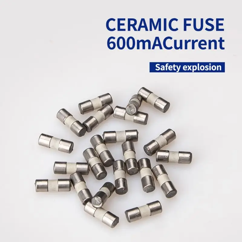 

20pcs/10pcs Ceramic Fuse For Multimeter Instrument 600mA 10A Ceramic British Plug Fuse