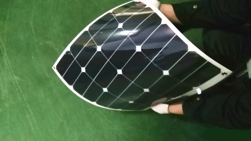 Заводская дешевая солнечная батарея Sunpower Гибкая панель 100 Вт 2 шт. по 50 прямая