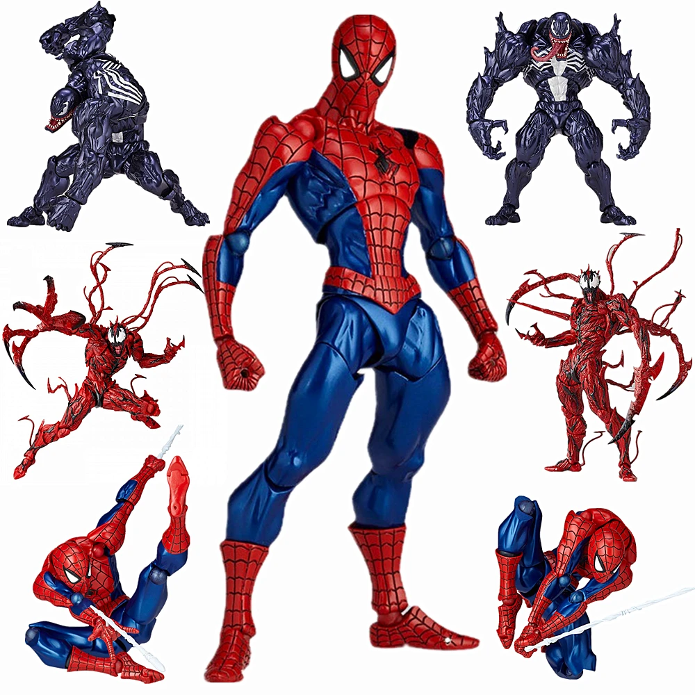 

Venom Spider-Man Marvel Movie Hero Doll Teen Toy Model Character Joints Can Swing Cosplay Collectibles Christmas Birthday Gift