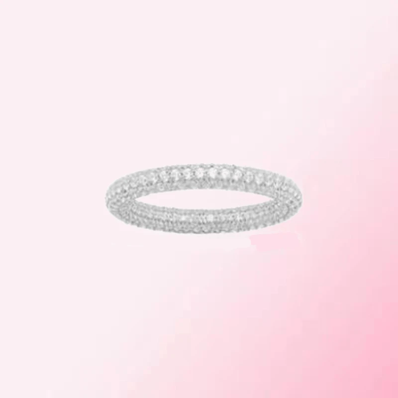 

1:1 Make 925 Sterling Silver Customized Gypsophila Sparkling Fashion Design Ring