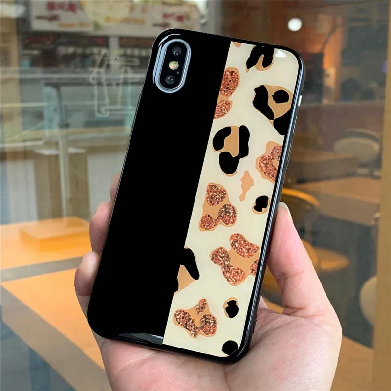 Роскошный чехол-накладка с леопардовым принтом для телефона Xiaomi Redmi Note 7 pro Mi 9 Mi5X