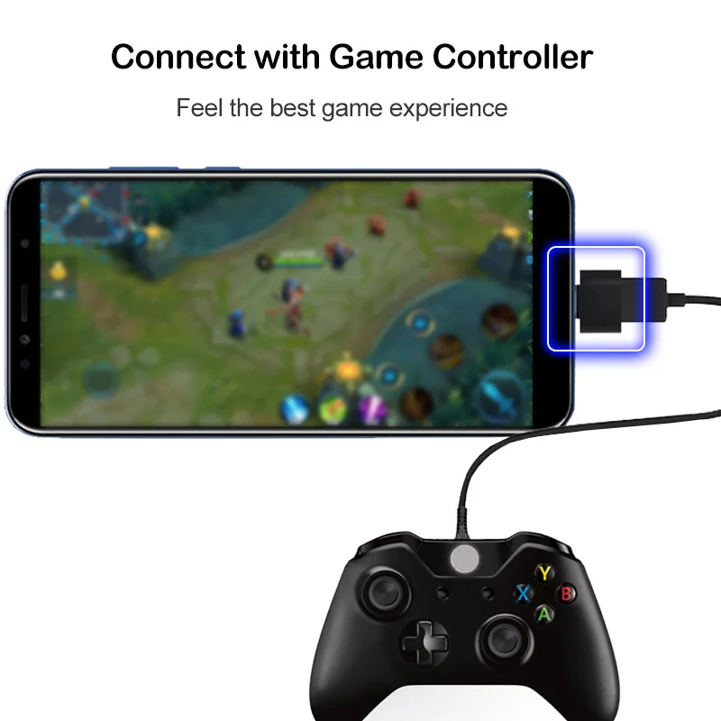 2 шт. USB-C OTG адаптер для Realme Q X XT X2 X7 Pro 6i 7i детей 5 6 7 8 X50 5G Тип USB C соединитель