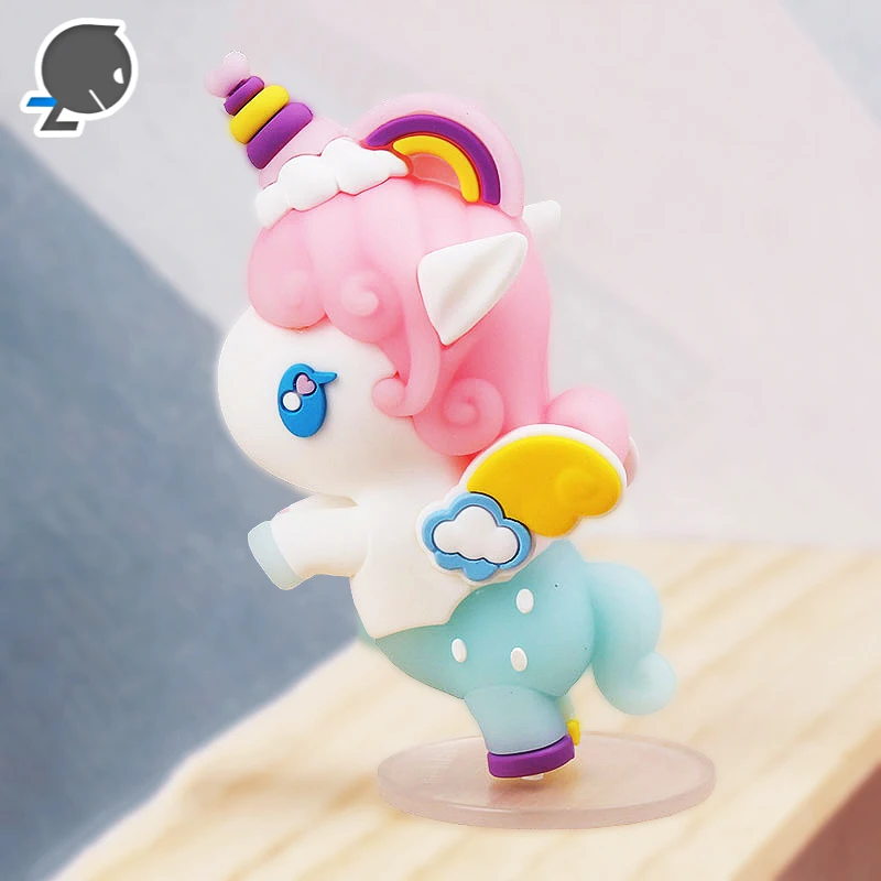 

Rainbow Unicor Mysterious Blind Box Surprise Bag Cute Cartoon Doll Trendy Toy Decoration Ornaments Collectible Girl Gift