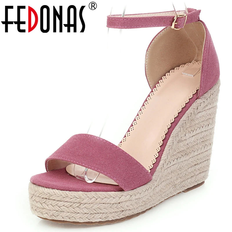 FEDONAS женские сандалии в повседневном стиле на весну Новое поступление Летнее