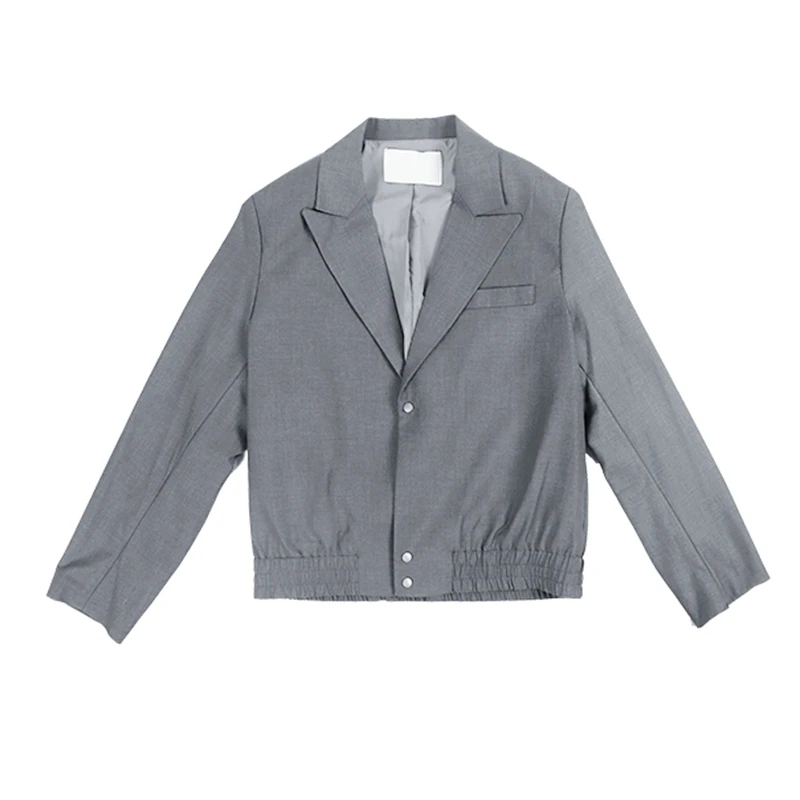 

Men Simple Leisure Loose Man Clothing Elastic Hem Male Korean Style Ins Chic Streetwear Daily Basic All-match New