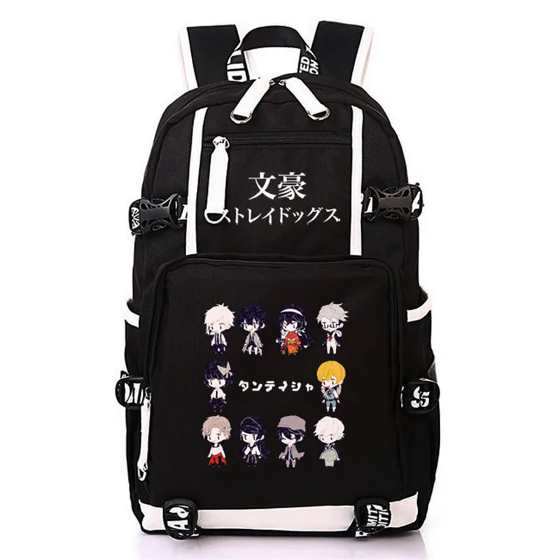 Школьные ранцы с принтом аниме бродячие собаки сумка для книг Nakajima atсуси рюкзак