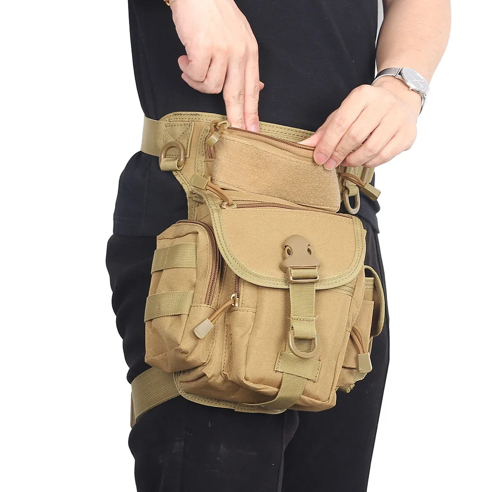 Тактическая поясная сумка 1000D нейлон Molle военный пояс поясная сумка Мужская поясная сумка На открытом воздухе Охота Кемпинг Водонепроницаемый EDC сумка