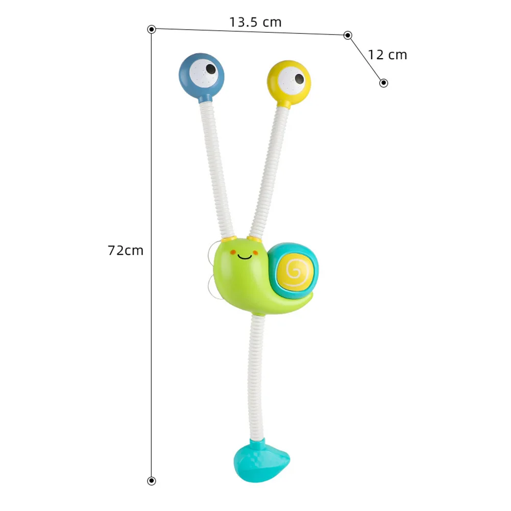 

Bath Toys Pipeline Water Spray Shower Game Water Spraying Children Shower Floating Toy Cute Snail Bathroom Shower Kids Toy
