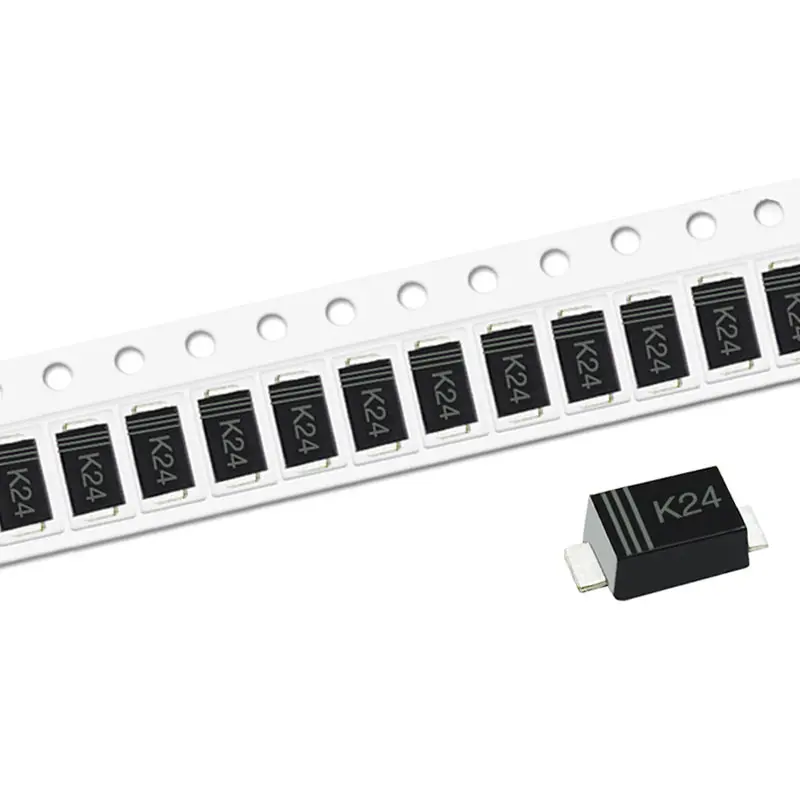 100Pcs SMD диод с барьером Шоттки выпрямителя тока ES1J E1J DSK34 K34 DSK24 K24 FR107 F1M 1N4007 A7 1N4148W T4