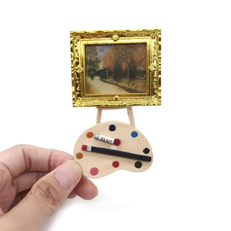 Масштаб 1/12 миниатюрный кукольный домик мебель кукла на выпускной проектный цвет