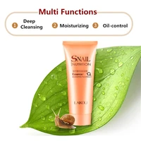 snail facial cleanser facial cleansing rich foaming organic gel daily face wash anti aging deep clean cosmetics free shipping