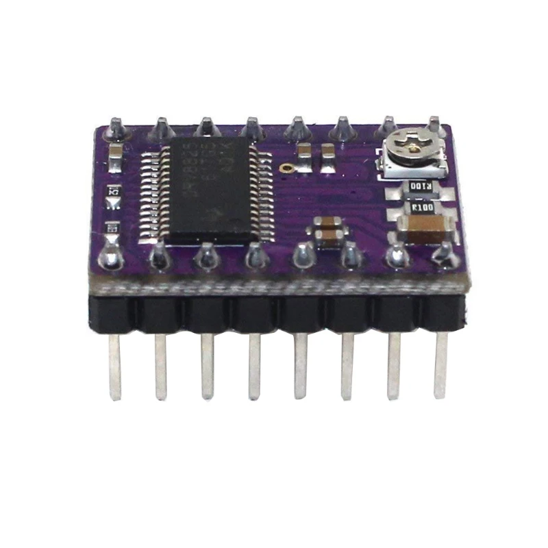 Принт DRV8825 Драйвер шагового двигателя Модуль 4 Слои с мини-радиатор для 3D-принтеры
